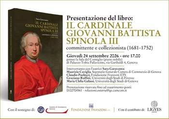 24 settembre 2026: Presentazione libro "Il cardinale Giovanni Battista Spinola III"