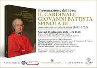 24 settembre 2026: Presentazione libro "Il cardinale Giovanni Battista Spinola III"