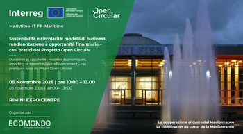 5 Novembre 2026 - Progetto Open Circular:  Fiera ECOMONDO di Rimini