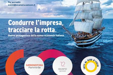 12 giugno 2025 - La manifestazione itinerante " Il Giro d'Italia delle donne che fanno impresa" sbarca a Genova