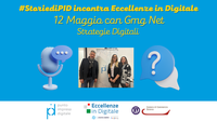 12 Maggio alle 12: Strategie Digitali con Gmg Net - 2° appuntamento #StoriediPID incontra Eccellenze in Digitale