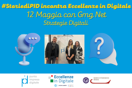 12 Maggio alle 12: Strategie Digitali con Gmg Net - 2° appuntamento #StoriediPID incontra Eccellenze in Digitale