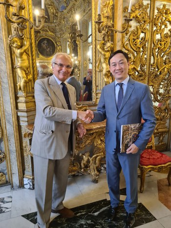 13 giugno 2022 - Visita dell'Ambasciatore del Vietnam a Palazzo Tobia Pallavicino