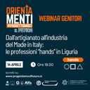 14 aprile Dall’artigianato all’industria del Made in Italy: le professioni “hands” in Liguria