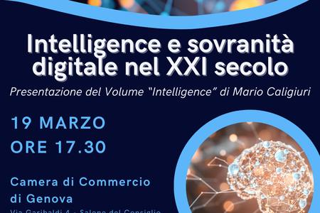 19 marzo 2026 - Intelligence e sovranità digitale nel XXI secolo
