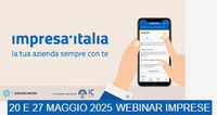 20 maggio Webinar App impresa italia: la tua azienda sempre con te