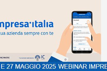 20 maggio Webinar App impresa italia: la tua azienda sempre con te