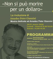 20 marzo Inaugurazione Mostra "Non si può morire per un dollaro"