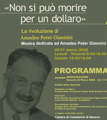 20 marzo Inaugurazione Mostra "Non si può morire per un dollaro"