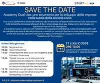 21 luglio - Academy Dual Use: uno strumento per lo sviluppo delle imprese nella tutela della società civile