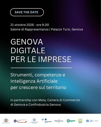 21 ottobre 2026 Genova digitale per le imprese