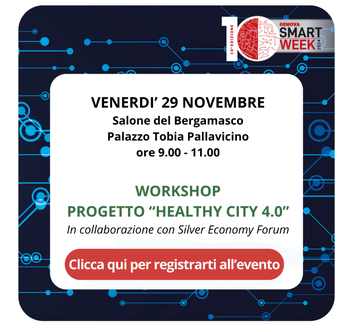 29 novembre Workshop del progetto “Healthy City 4.0”