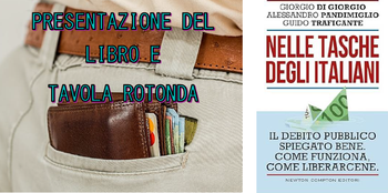 29 ottobre presentazione libro e tavola rotonda: “Nelle tasche degli italiani”