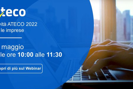 18 maggio 2022 - Webinar gratuito sulle novità ATECO 2022