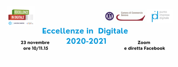 23 Novembre 2020 – webinar:  “Eccellenze in digitale 2020-2021”