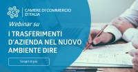 30 giugno 2021 - webinar su i trasferimenti d'azienda nel nuovo ambiente DIRE