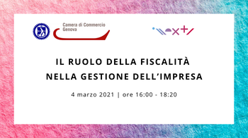 4 marzo - webinar Il ruolo della fiscalità nella gestione dell’impresa