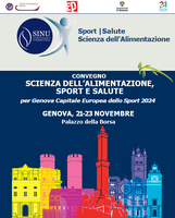 Dal 21 al 23 novembre a Genova il convegno "Scienza dell'alimentazione, sport e salute"