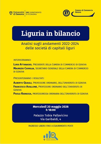 Liguria in bilancio