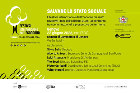 22 giugno - Presentazione Festival Internazionale dell'Economia