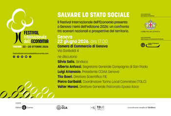 22 giugno - Presentazione Festival Internazionale dell'Economia