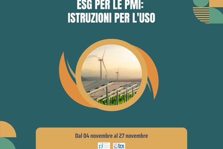 04 novembre 2025 - Nuova edizione del corso “ESG per le PMI: istruzioni per l’uso”