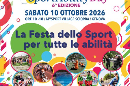 10 ottobre la 6°edizione di SportAbility Day a Genova