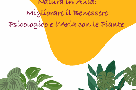 16 ottobre “Natura in Aula”: piante e benessere a scuola, i risultati di un progetto innovativo