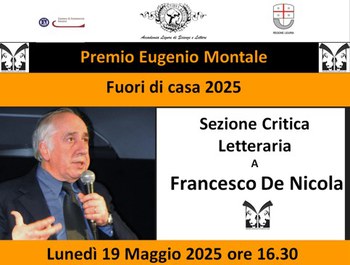 19 maggio Premiazione del Professor Francesco De Nicola