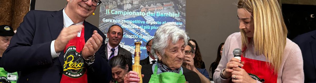 21 marzo Carla Pensa è la nuova campionessa mondiale di pesto al mortaio