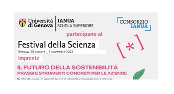 27 ottobre 2023 alle ore 18,00 il futuro della sostenibilità prassi e strumenti concreti per le aziende - Festival della Scienza