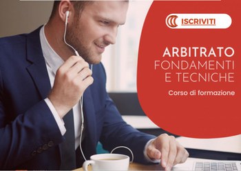 Dal 3 maggio Corso di formazione sull’Arbitrato