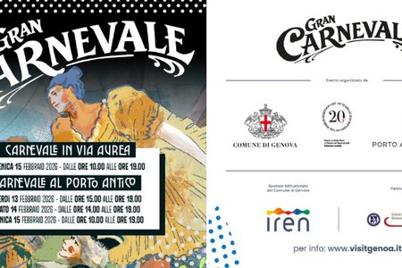 Dal 13 al 17 febbraio il Gran Carnevale a Genova, tre giorni di divertimento, tradizione e cultura per tutte le età