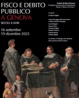 Dal 16 settembre Mostra FISCO E DEBITO PUBBLICO A GENOVA SECOLI X-XVIII
