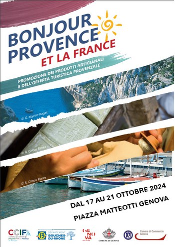 Dal 17 al 21 Ottobre Bonjour Provence et la France in Piazza Matteotti