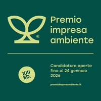 Entro il 24 gennaio 2026 - Candidature premio impresa ambiente per la 13ª edizione
