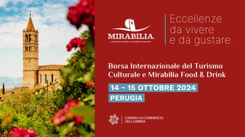 Lunedì 14 e martedì 15 ottobre Mirabilia Network, è tutto pronto per la XII Borsa del Turismo Culturale e l’VIII Mirabilia Food&Drink