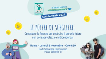 9 Novembre 2026, ore 9.30: "Donne in attivo" con l'evento conclusivo "Il potere di scegliere".