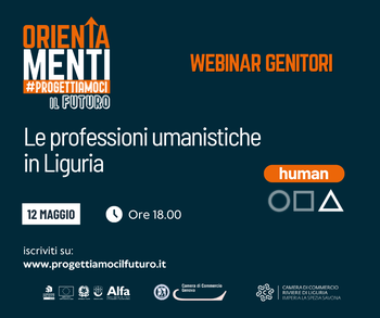 12 Maggio ore 18.00: Le professioni umanistiche in Liguria