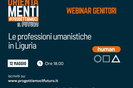 12 Maggio ore 18.00: Le professioni umanistiche in Liguria