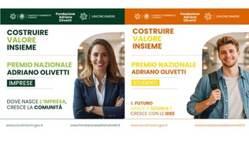 Presentazione domande dal 15 Settembre 2026 al 28 Febbraio 2027 Premio nazionale Adriano Olivetti