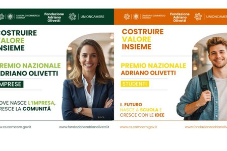 Presentazione domande dal 15 Settembre 2026 al 28 Febbraio 2027 Premio nazionale Adriano Olivetti