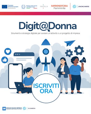 Dal 12 Dicembre 2025 parte "Digit@Donna"