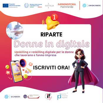 Dal 2 Luglio riparte "Donne in digitale"