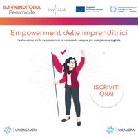Dal 13 Marzo: "Empowerment delle Imprenditrici: le disruptive skills da potenziare in un mondo sempre più complesso e digitale"