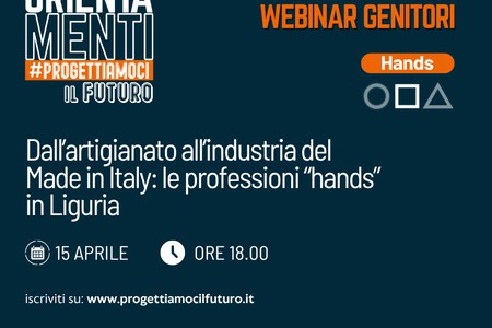 15 Aprile 2026 - Dall'artigianato all'industria del Made in Italy: le professioni hands in Liguria