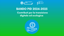 Contributi transizione digitale ecologica 2024-2025
