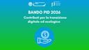 Contributi transizione digitale ecologica 2026