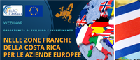 10 marzo 2022 - webinar: Opportunità di sviluppo e investimento nelle zone franche della Costa Rica