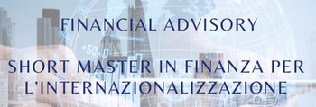 13 giugno - 11 luglio 2023 - Short Master in Finanza per l'internazionalizzazione